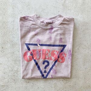 💜 VINTAGE GUESS 90s Tie Dye T-Shirt size M
